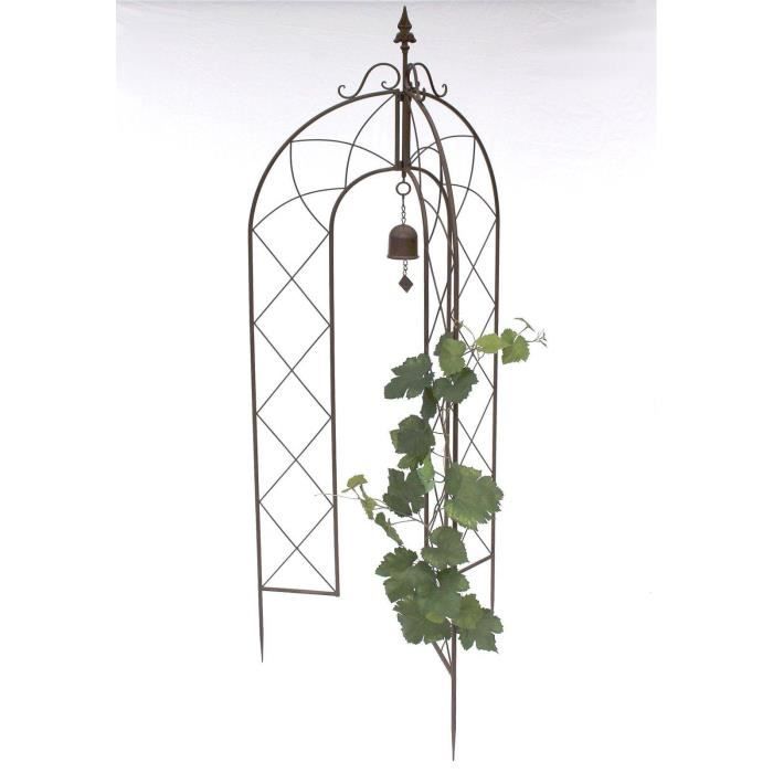 DanDiBo Support pour plantes grimpantes avec Cloche 120264 pliable Treillis H-172cm D-70cm Support pour plantes grimpantes Clôture