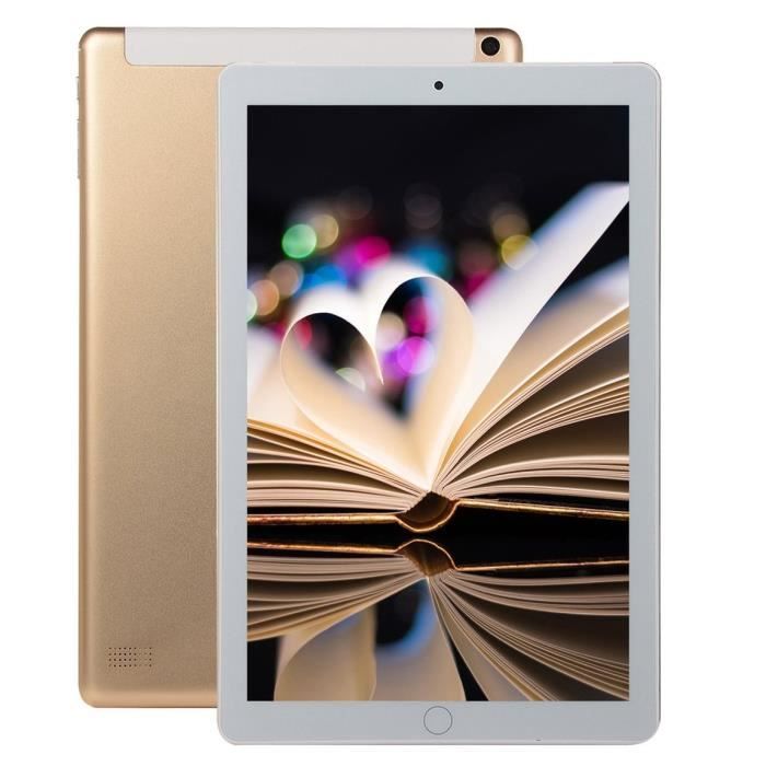 10.1 Zoll Tablet 3G-Netzwerk Dual Sim Dual-Kamera 6g + 128g 2.0mp + 2.0mp Tablet-PC,Or