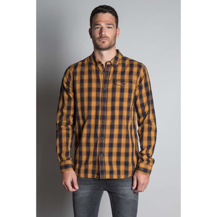 DEELUXE Chemise à carreaux PIETER Honey