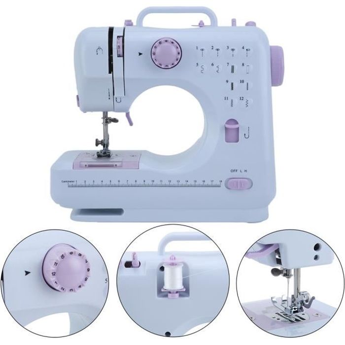 FHSM-505 Machine à coudre éléctronique Double fil Double vitesse