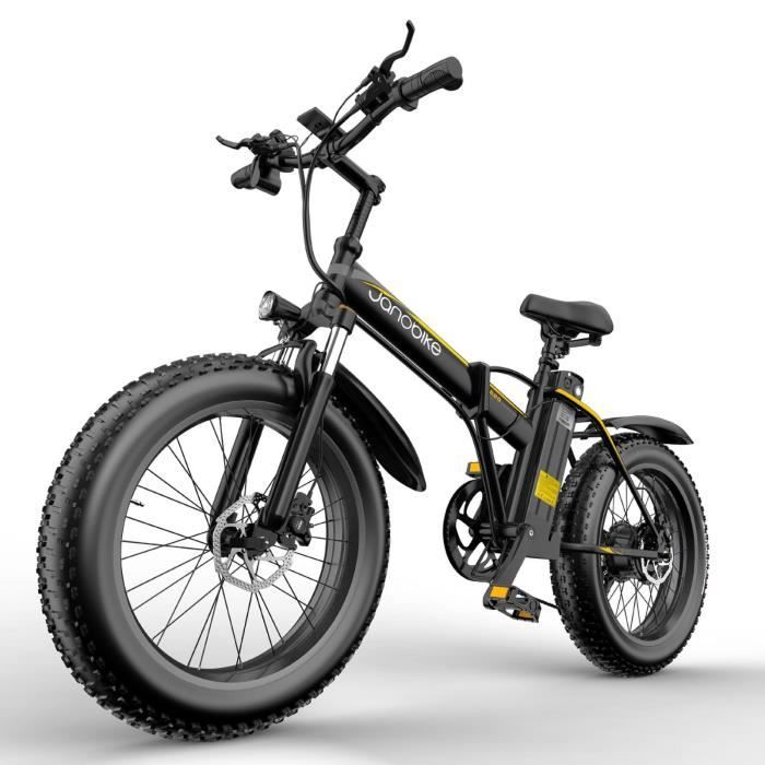 JANOBIKE E20 20'' vélos électriques 1000W 48V/12.8AH 50km/h velo assistance électrique adulte 7 vitesses VTT électrique