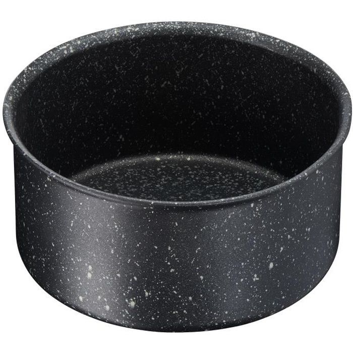TEFAL Casserole en aluminium Ingenio Authentic - Ø20 cm - Induction - Noir moucheté