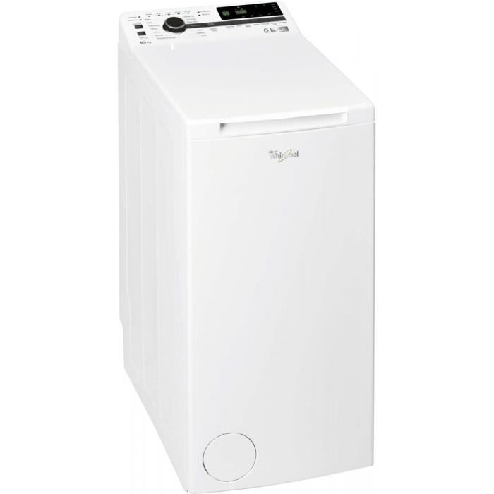 Lave linge top 6Kg WHIRLPOOL TDLRB65242BSFR/N Blanc