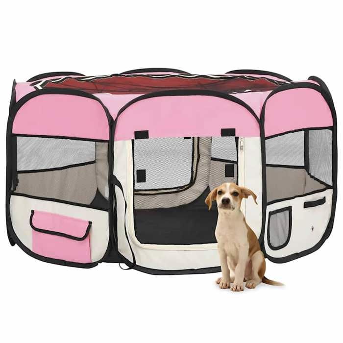 vidaXL Parc pliable 125x125x61 cm