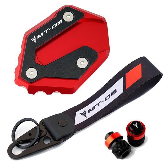 Extension De Béquille Latérale Pour Yamaha TRACER 7 / GT (2021-2023) - Aluminium CNC - Noir