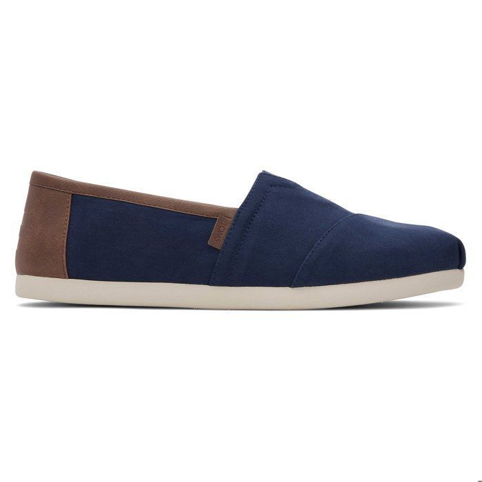 TOMS Espadrilles avec détails en cuir Toms Alpargata