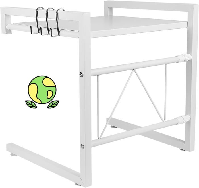 PAKASEPT Micro-Ondes Rack Extensible 2 Niveaux, Support De Four avec 3