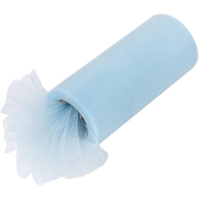 Rouleau De Tulle Blanc 15cm X 91m - Pour Décorations De Mariage Et Fêtes