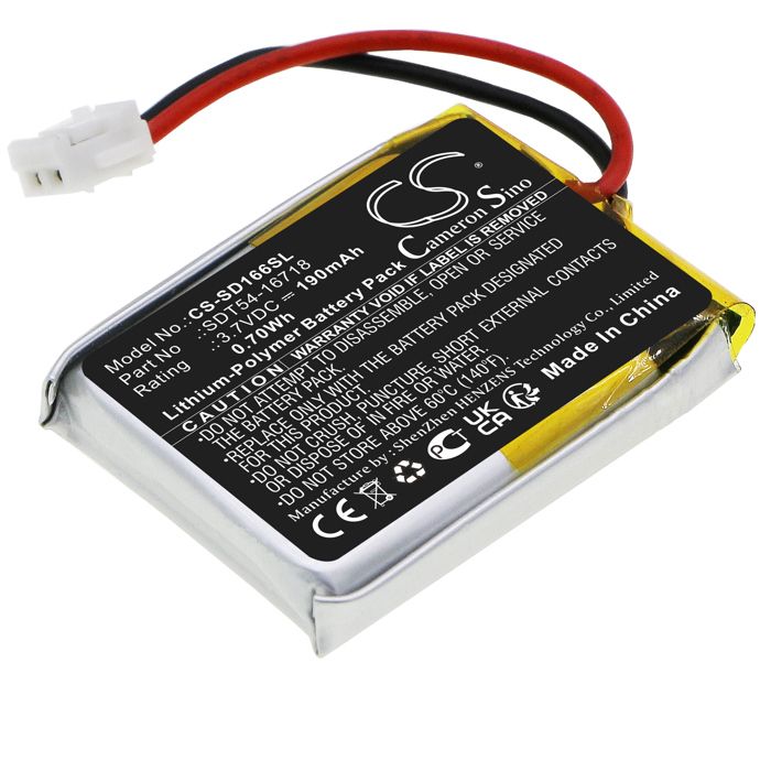 TECHTEK CS-SD166SL Batterie compatible avec [Sportdog] No Bark Collar ...