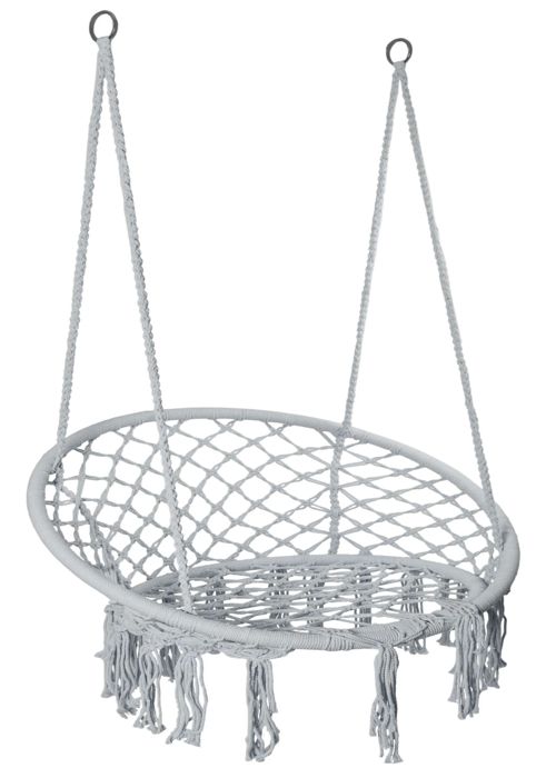 Fauteuil suspendu Nid de cigogne TOGO gris