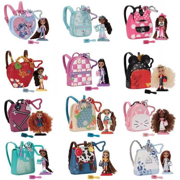 Mini poupée - JAKKS PACIFIC - JAC253964 - 6 cm - Cheveux implantés - Sac à main stylé