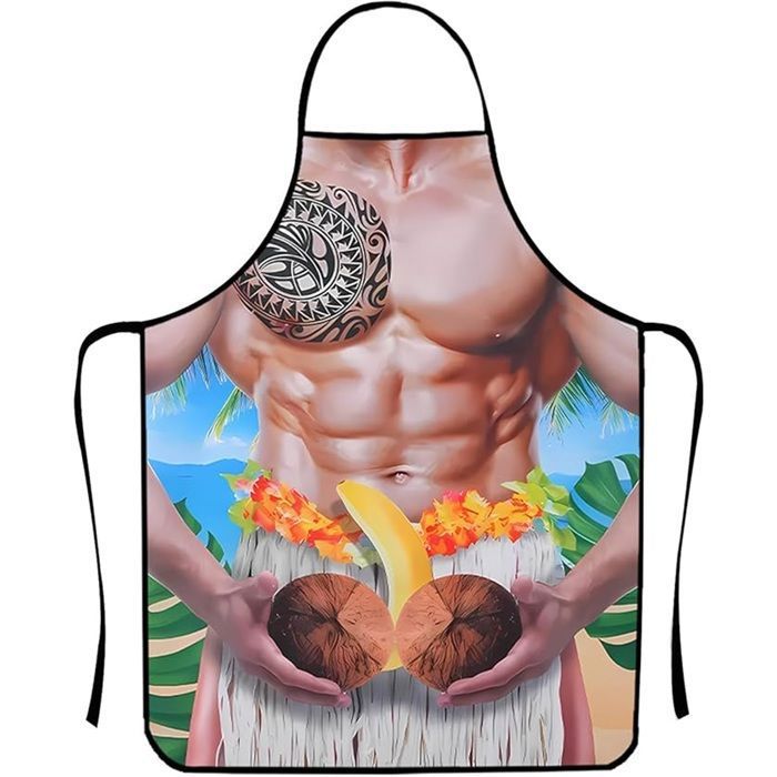 Tablier de cuisine homme ou femme rigolo pour cuisiner ou travailler