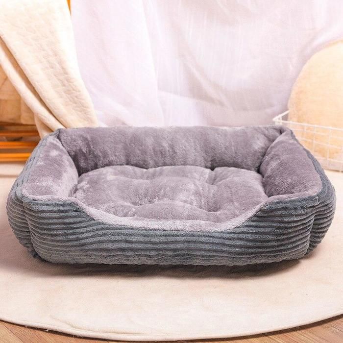 Comparer les prix de Lit rectangulaire pour chien sac de couchage chenil chat chiot canapé-lit maison pour animaux de compagnie lits chauds