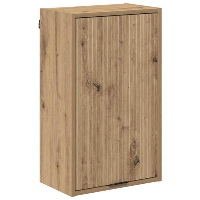 Meuble de rangement mural salle de bain - vidaXL - Chêne artisanal - Bois dingénierie - 39x23.5x65 cm - Montage mural