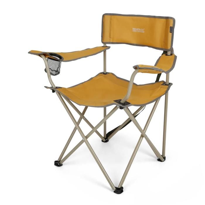 Chaise de camping pliante - REGATTA - Regatta Isla II - légère 1 9 kg - porte-gobelet - charge 90 kg Chaise de camping pliante - REGATTA - Regatta Isla II - légère 1 9 kg - porte-gobelet - charge 90 kg