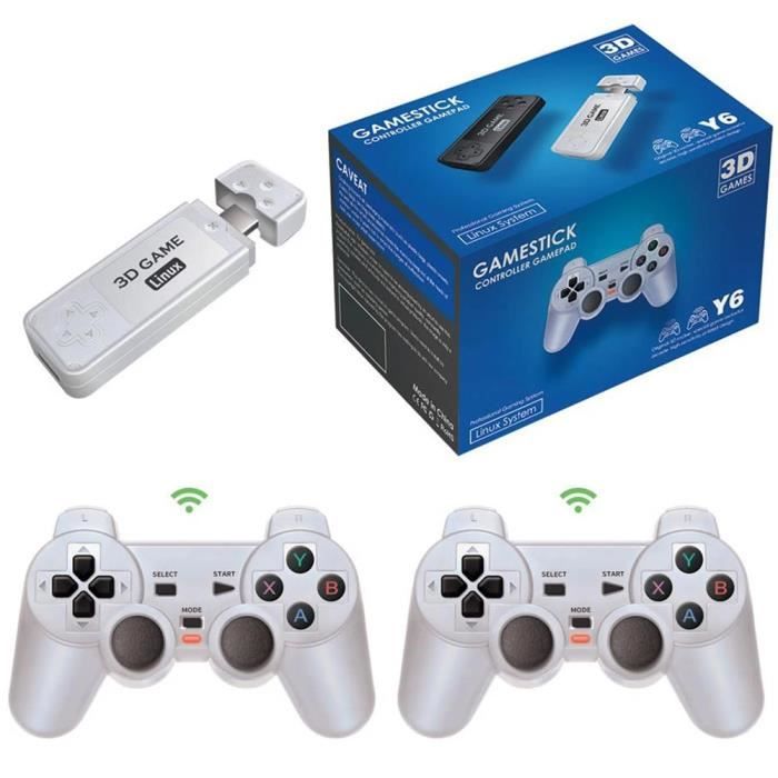 Console Rétro 20 000+ Jeux Avec 2 Manettes Sans Fil – Sortie HD 4K, Plug & Play, Cadeau Parfait Enfants & Adultes