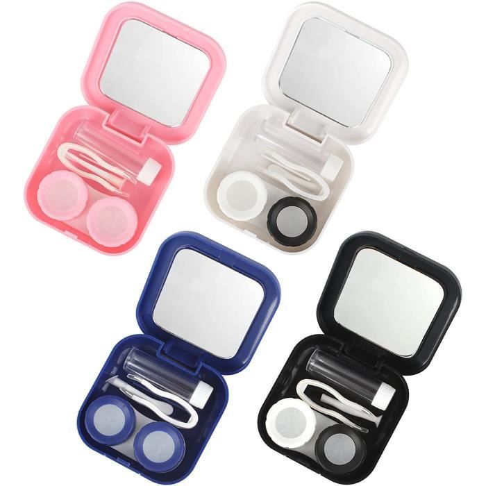 Boite Lentilles De Contact Étui 2-en-1 Lunettes Lentilles MoKo