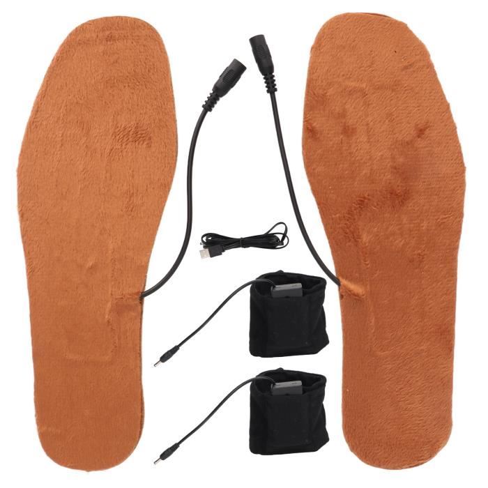 Semelles Chauffantes Électriques USB - Flexibles, Découpables - Pour Chaussures - Chasse, Randonnée, Ski