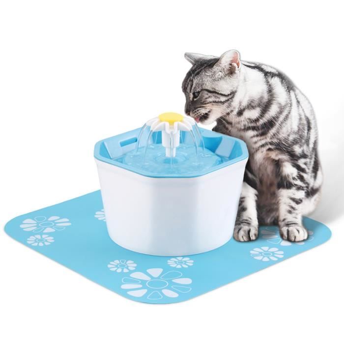 Fontaine à Eau Pour Chat Chien Automatique 16l Distributeur Eau Pour Animaux De Compagnie Silencieux électrique Avec Pad à Boire