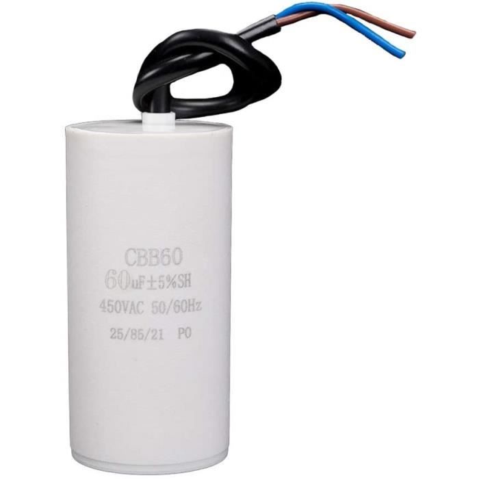CondensateurAC450V de Machine à Laver de 60uF 50 60Hz démarrant Le — free download