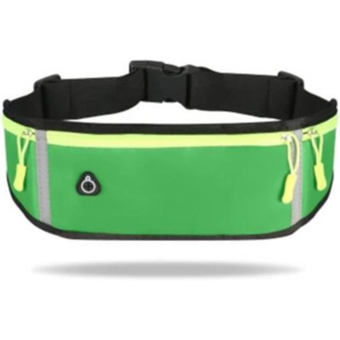 Sac Banane à Pied 6 Poches Zippées Sac Banane Unisexe IHIGOGOFA - Imperméable, 6 Poches, Ceinture Réglable 70-160cm Pour Sport Et Ville Sac Ceinture Randonnée Ceinture Porte Bouteille Running