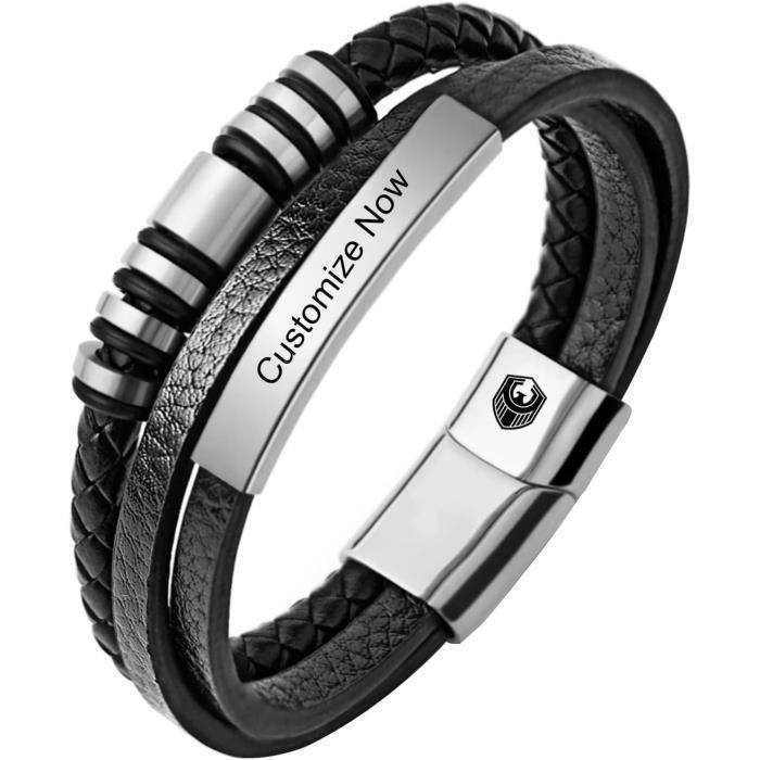 Cdiscount Bracelet Homme Marque Cadeau Fete Des Pere Bracelet
