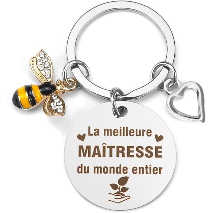 Piglagogo Merci Maitre Porte Clef Maitresse, Idee Cadeau Fin D'année