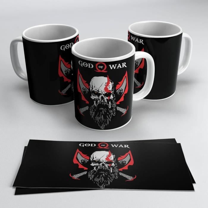 GB Eye God Of War Tasse Mit Logo – Spülmaschinen- Und Mikrowellengeeignet, In Stabiler Box
