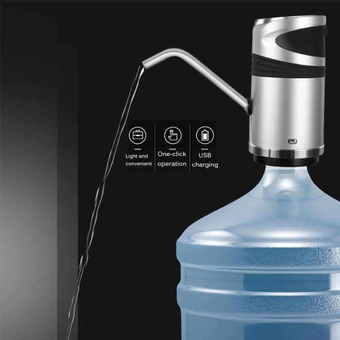 Distributeur deau de Pompe /à Bouteille deau Potable USB de Charge /électrique pour Bouteille pour Baril White Distributeur deau Froide Pompe /à Eau Automatique /électrique