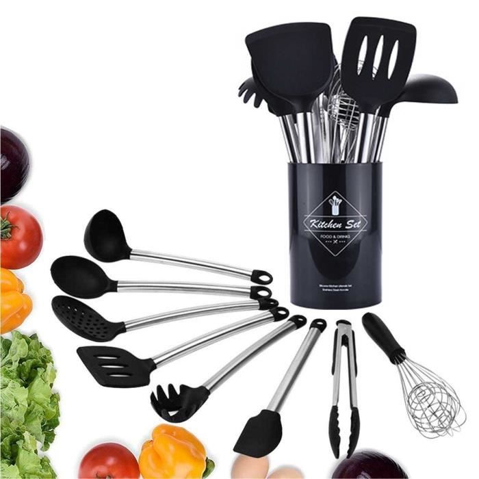 10 pcs Crochets 11pcs Cuillère à Mesurer 36pcs Ustensiles de Cuisine en Silicone 14 PCS Accessoire Cuisine Anti-Rayur und Anti-adhésif ésistant la Chaleur Ustensiles de Cuisine Pot de Rangement 10 pcs Crochets 11pcs Cuillère à Mesurer 36pcs Ustensiles de Cuisine en Silicone 14 PCS Accessoire Cuisine Anti-Rayur und Anti-adhésif ésistant la Chaleur Ustensiles de Cuisine Pot de Rangement