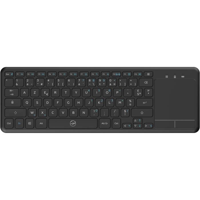 Clavier sans fil pour smart Tv - MOBILITY - Noir - Azerty