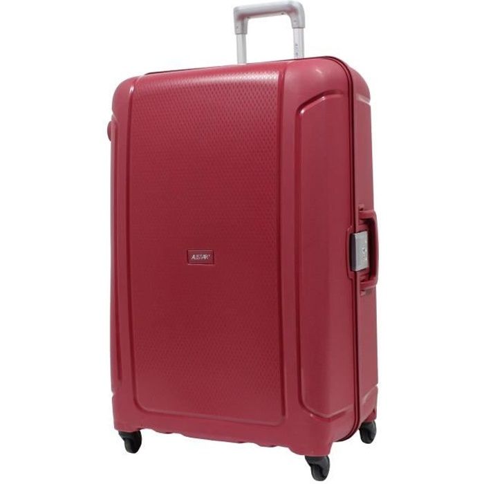 Valise Cabine Souple 60cm Alistair Breeze - Toile Légère Marque Française Garantie 2 Ans (Rouge Bordeaux)