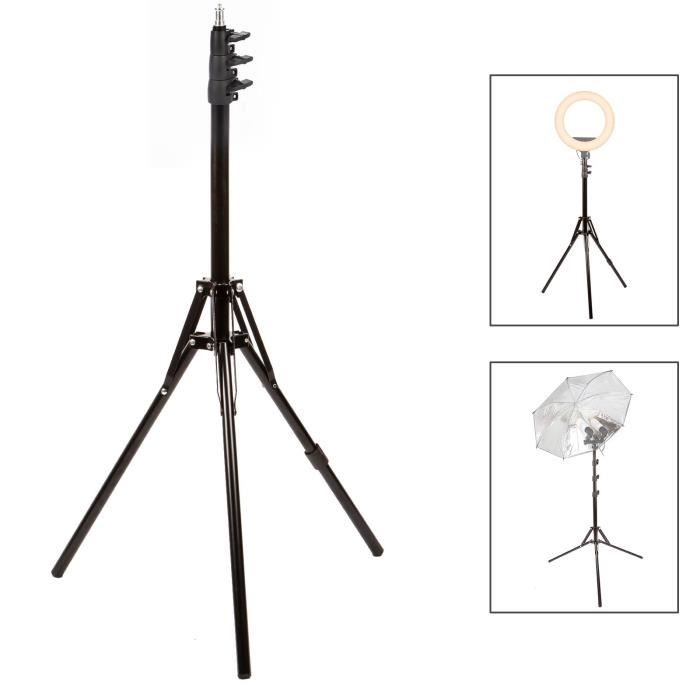 📸 Support éclairage Trépied 7,5 Pieds Avec Sac - Réglable, Boom Télescopique - Neuf Pour Studio Photo/vidéo