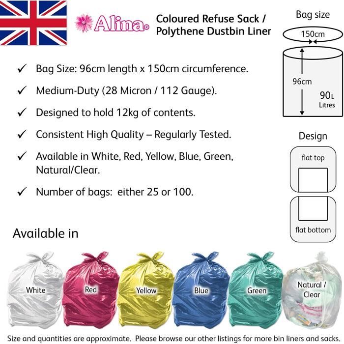 Sac poubelle 25 litres clearance