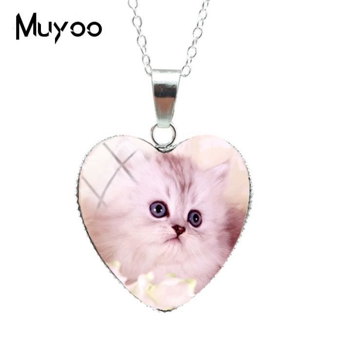 Pendentifs En Forme De Cœur Pour Bebe Chaton Mignon Motifs Doux Bijoux Chaton Mignon Chaines A La 3 Achat Vente Sautoir Et Collier Pendentifs En Forme De Cœur Po