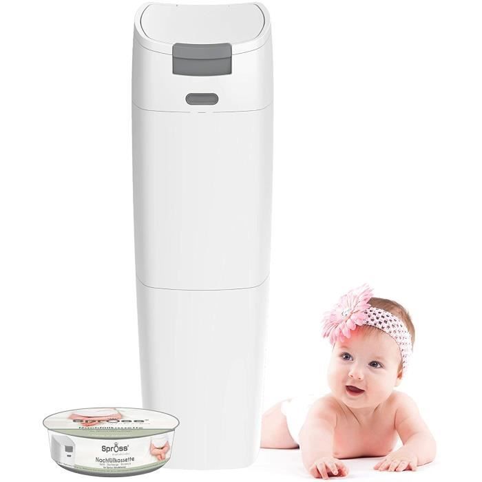 RECHARGE POUBELLE A COUCHES SPROSS Poubelle à Couche de Bébé avec