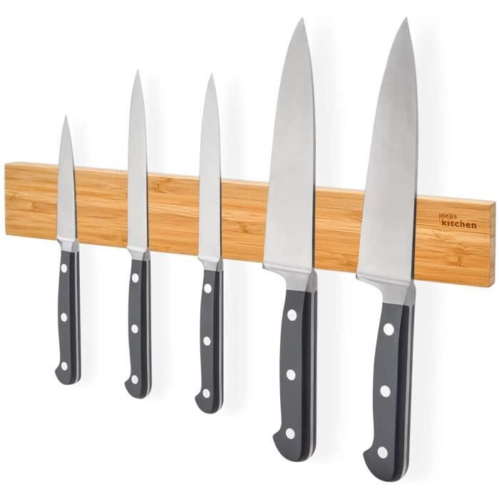 Barre aimantée porte couteaux barre aimant couteau de 40 cm idéale