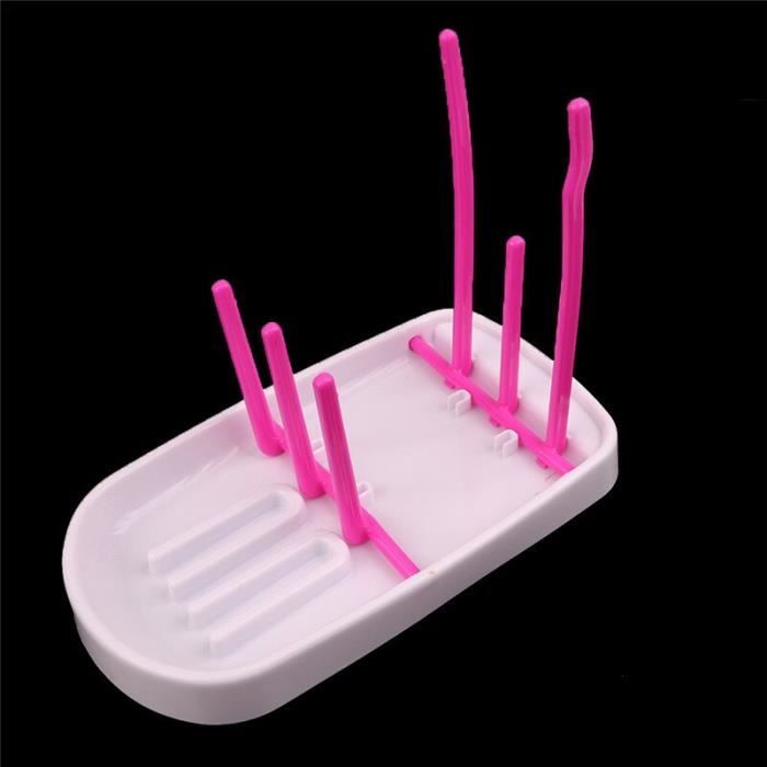 Égouttoir Et Rangement Pour Biberons Avec Couvercle – Grande Capacité, Amovible, Résistant à La Poussière – Idéal Pour La Cuisine Ou La Chambre De Bébé