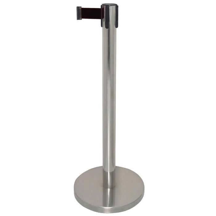 Barrière En Toile Noire Bolero - Hauteur 70 Cm, Longueur 143 Cm - Tissu Polyester Ignifuge BS5852 - Accessoires Fixation Inclus - Pour événements, Files D’attente - 8