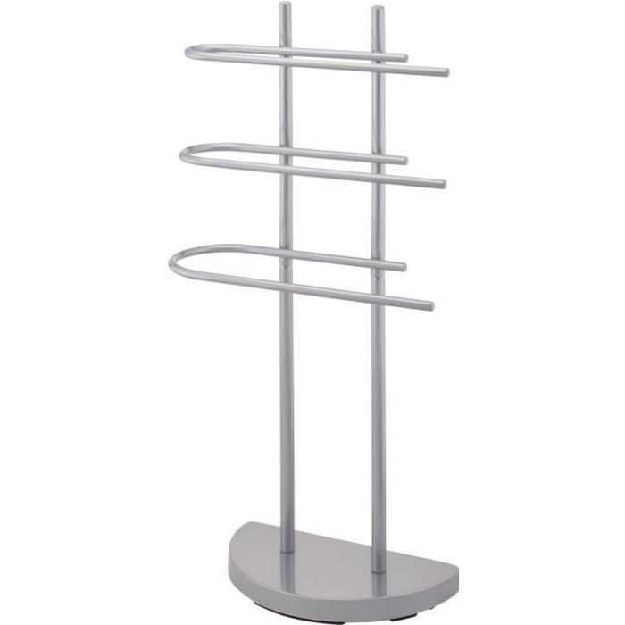 Bremermann Porte-serviettes Autoportant 2 Barres En Acier Inoxydable Et