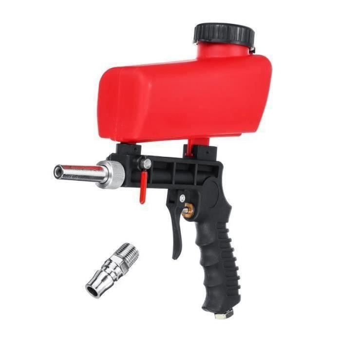 Pistolet De Sablage Pneumatique 90PSI - Outil De Sablage Manuel Avec Réservoir