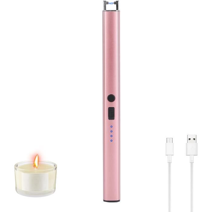 OEM ODM briquet Rechargeable sans flamme coupe-vent avec lumière Led USB pour bo