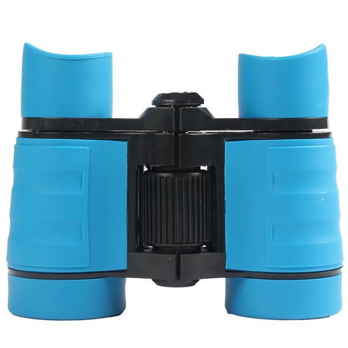 Jumelles Enfants QNIGLO 10x22 Compactes, Antichoc, Haute Résolution – Observation Oiseaux, Rando, Chasse – Cadeau Filles Garçons 3-12 Ans (bleu)