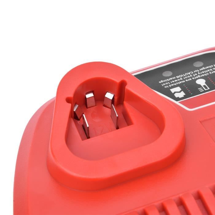 Batterie 12V 4Ah Et Chargeur Pour Outils Milwaukee M12 - Compatible Avec 48-11-2401, 48-11-2402 Et Autres Modèles