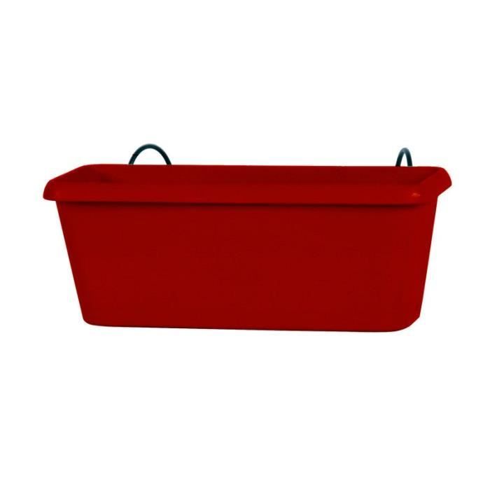 Jardinière chorus 30cm avec plateau clipsé gris anthracite