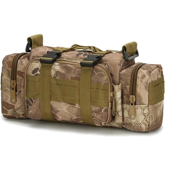 Sac Banane Huntvp Ultra Pratique : Noir, Militaire, Molle, Pour Photo, Rando, Camping, Escalade, Voyage, Chasse