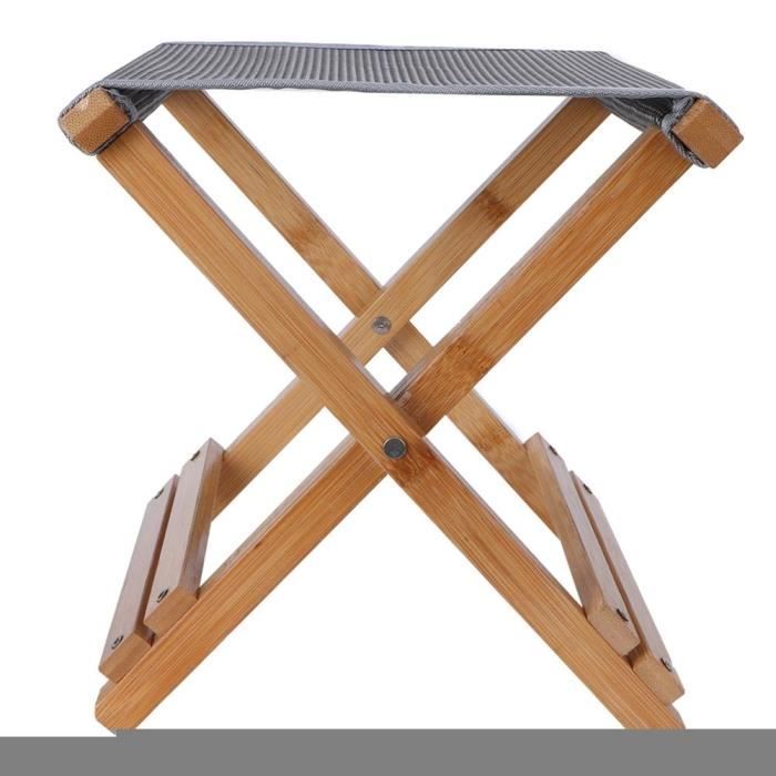 Petit Tabouret Pliant Tabouret Portable En Maille Portable Chaise De