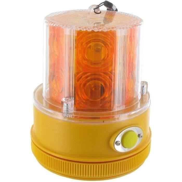 Gyrophare et gyroflash à LED deux étages (2 modes d'allumage: bouton marche/arrêt ou, déclenchement automatique suivant luminosité a