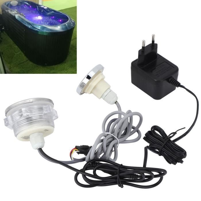 Lampe LED Submersible Multicolore Pour Piscine, Spa, Baignoire Ou Fontaine - 7 Couleurs + Modes, Étanche, Ambiance Magique Pour Enfants Et Soirées