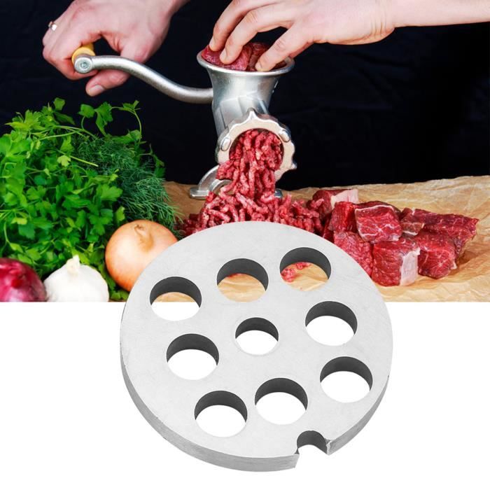 Disque Hachoir à Viande 7mm - Acier Inoxydable - Pièce Rechange Professionnelle Pour Hachoirs